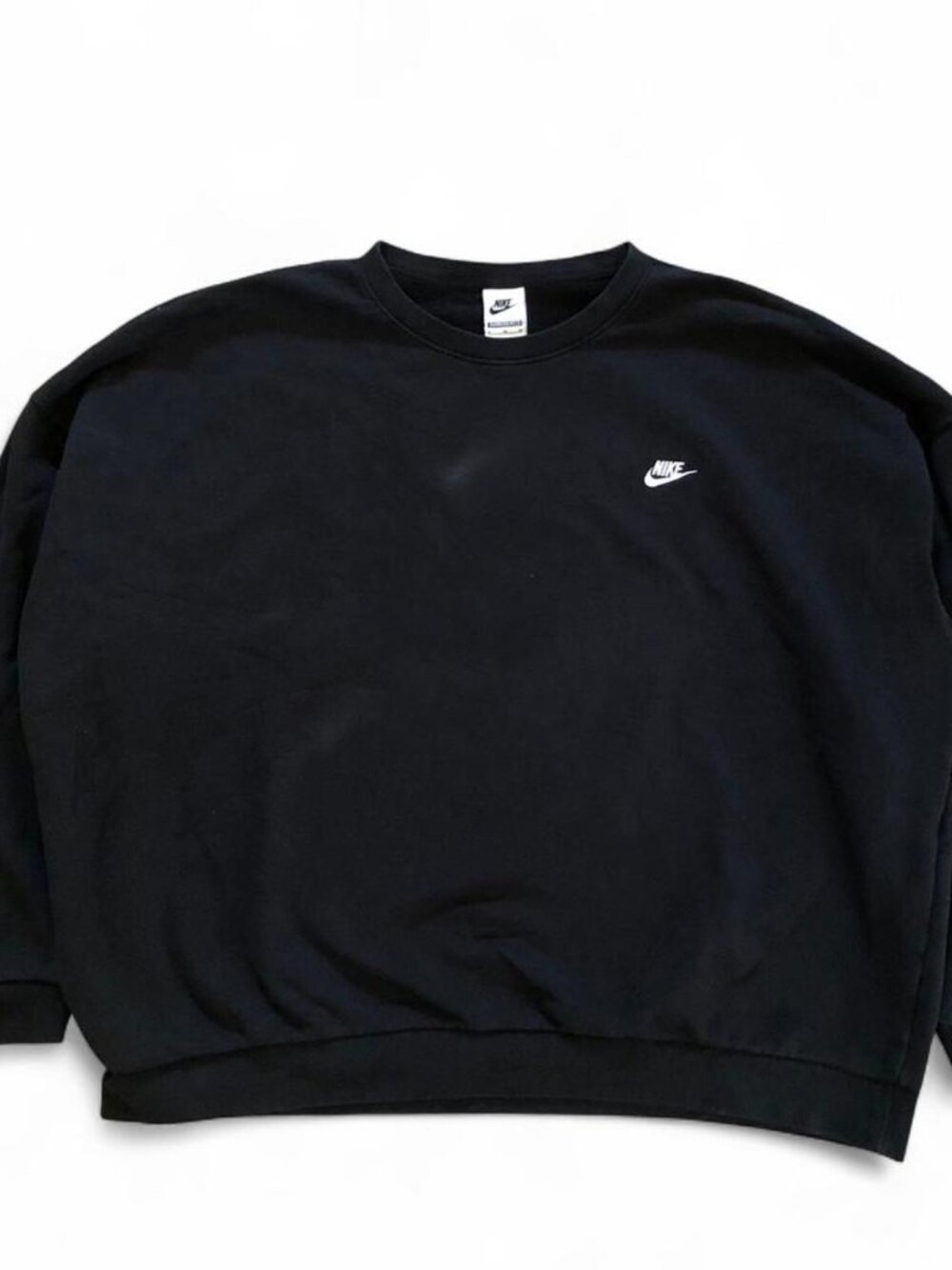 Nike black Oversized Men's XL Sweater Winter Wear Outdoors Cozy Crewneck